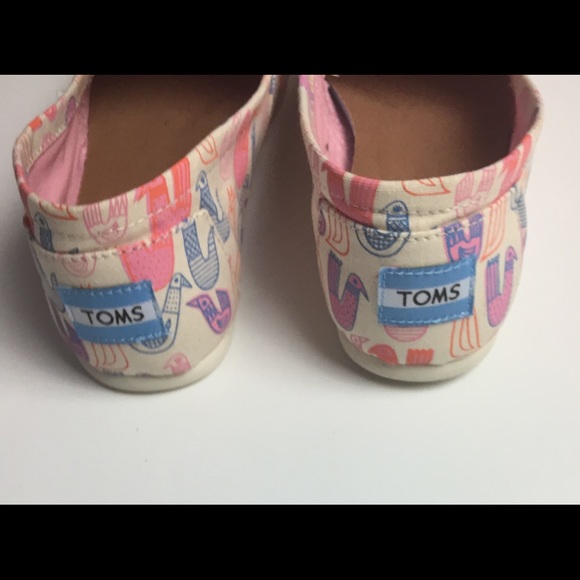 Toms Coral Multi Birds Women’s Size 7 - Picture 8 of 8